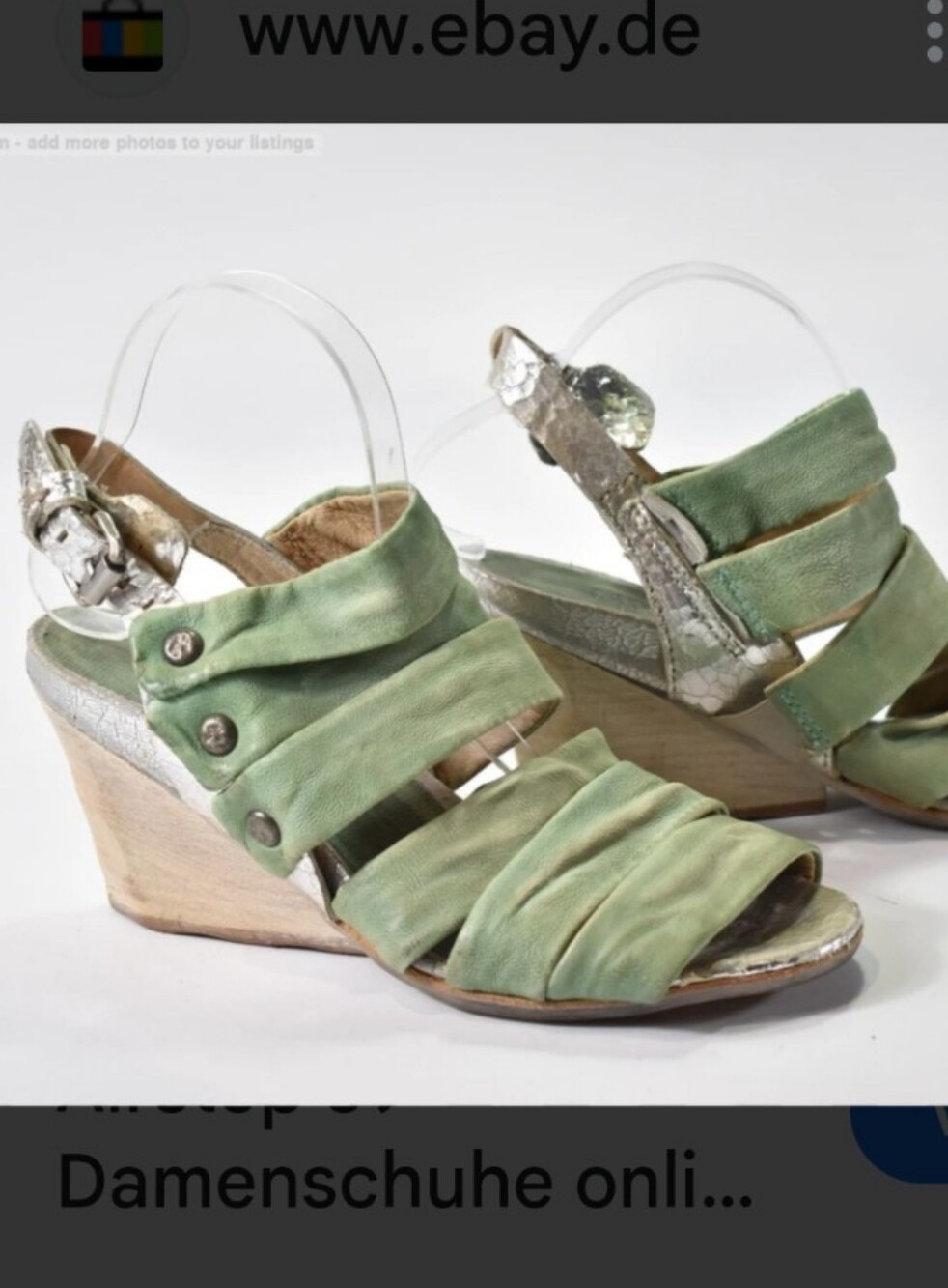 A.S.98 Parley Wedge Sandals - Picture 10 of 10